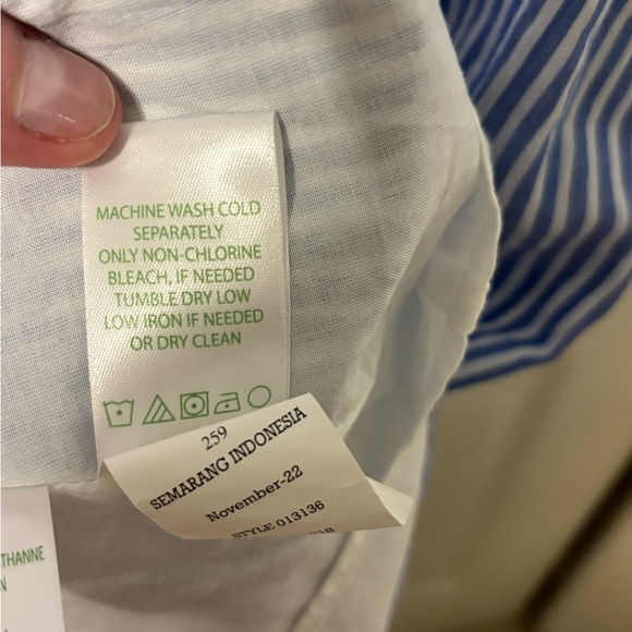 NWT Lilly Pulitzer Tassie Midi Dress Oxford Stripe Coastal Blue Size 6 - Picture 11 of 14